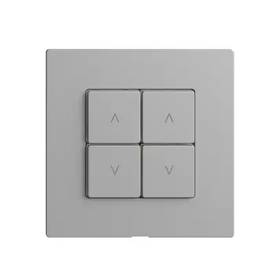 Interruttore tapparelle 2K/4T Edue Wiser silver 