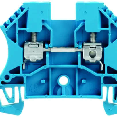 Borne de passage Weidmüller WDU connexion à vis 4mm² TS35 bleu 