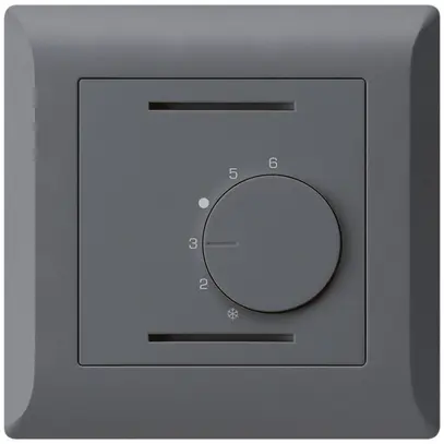 Termostato ambiente INC kallysto.line antracite senza interruttore 