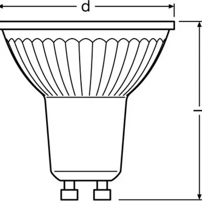 Lampe LED PARATHOM PRO PAR16 35 GU10 3.4W 930 230lm 36° 