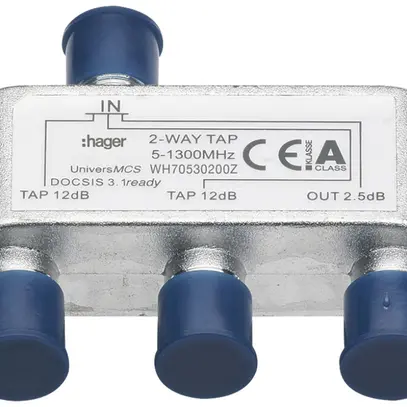 Distributore TV Hager HMS 5…1300MHz 2 volte 