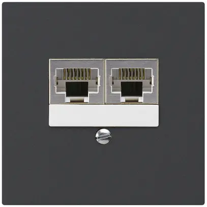 Scatola INC kallysto 2×RJ45s separato CUC nero 