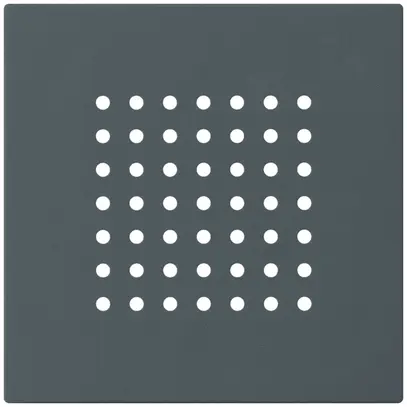 Placca frontale kallysto per suoneria antracite 