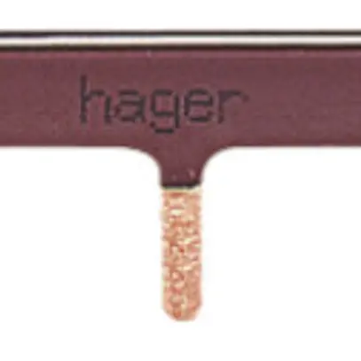 Kammschiene Hager 1L Stift 10mm² 63A 228×13mm 
