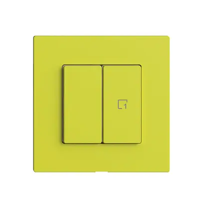Interrupteur 1K/2T scène WLAN Edue Wiser lemon 