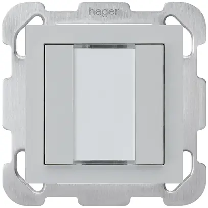 UP-Taster kallysto B KNX 2× s/e-link hellgrau 