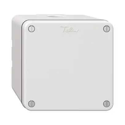 Boîte de dérivation NAP Feller NEVO, 5 P 16 A, 400 V, 2.5mm² 3 L+N+PE 87×87mm bc 