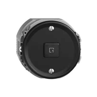 Pulsante scena 1 scena/1T Sdue Wiser nero 