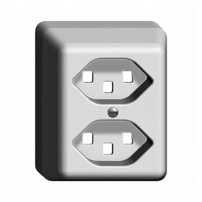 AP-Kappe FH zu 2×T23 weiss 