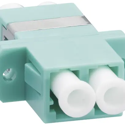 Giunzione FO Hager HMS LC/LC D Multimode OM3 turchese 