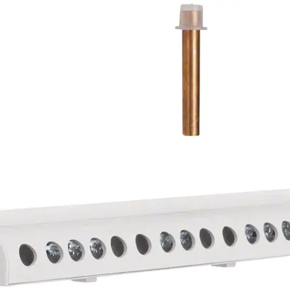 Barra N Hager per distributore a barra ottone 125A+160A 14 morsetti connessione 