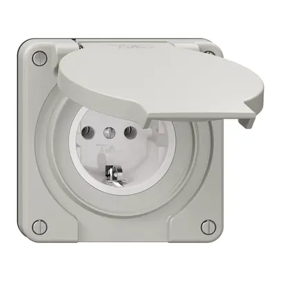 Prise NEVO N.CO SCHUKO, gris clair 