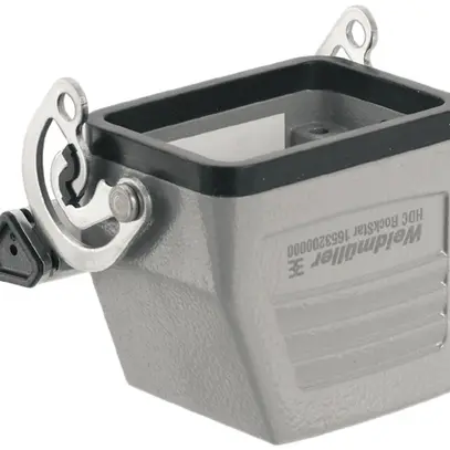 Boîtier prise mobile Weidmüller HDC 16D étrier l.part.inf.haut grd.3 1×PG21 haut 