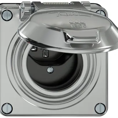 Presa ELEMENT SNAPFIX® 1×tipo 23 16A 250V con coperchio IP55 all 