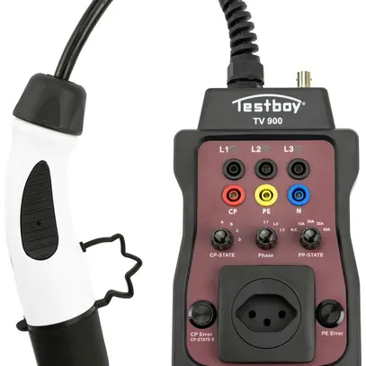 Ladestationtester ELBRO TV 900 Anschluss Typ 2 120×275×60mm 