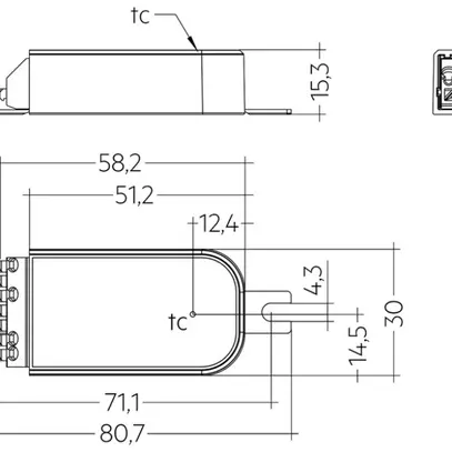 Alimentation Tridonic DALI PS3 16V 70mA 