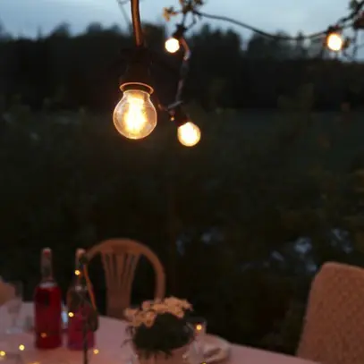 Guirlande M. Schönenberger Extra Connecta 230V 150W 10×E27 7.35m IP44 