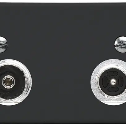 Prise d'antenne FLF Hager R-TV 23dB 2GHz noir 