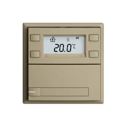 Pulsante RTH INC KNX 1×EDIZIOdue F sand, con carta+LED RGB 