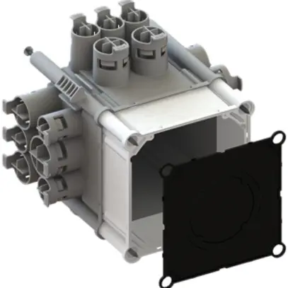 Scatola di derivazione INC AGRO per tuboTHFG 115×115×160mm 