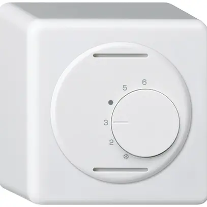 Thermostat d'ambiance AP BASICO blanc sans interrupteur 