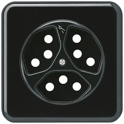 Kit frontal ENC basico 3×type 13/1 86×86mm noir 