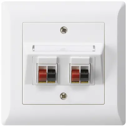 Presa INC audio kallysto.line 2×bianco morsetto per 2 altoparlante 