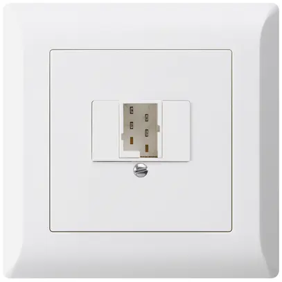 Prise d'enfichage et de raccordement kallysto.line 1×TT83 blanc 