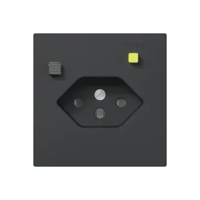 Prise FI ENC SIDUS E T13 30mA, shutter, anthracite 