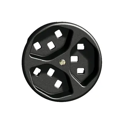 Disco frontale FH 3×T23 nero Ø58mm 