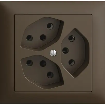 Prise INC EDIZIOdue 3×T13 FKE coffee 