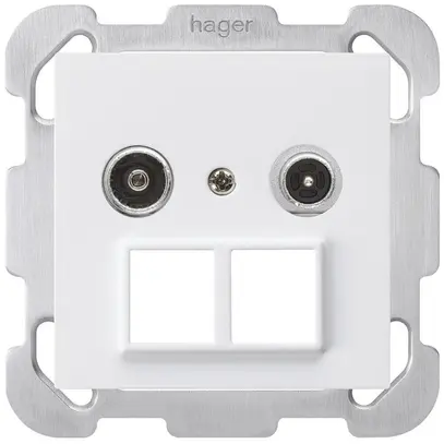 Presa multimedia INC kallysto R/TV montaggio B 19dB 2GHz bianco 