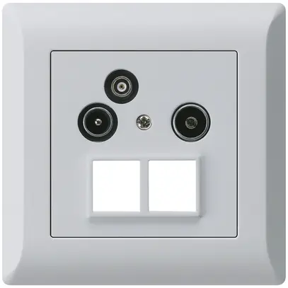 Presa antenna INC R/TV/dati kallysto.line HMS 2GHz 19db grigio chiaro 