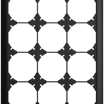 UP-Kopfzeile EDIZIOdue 4×3 schwarz 