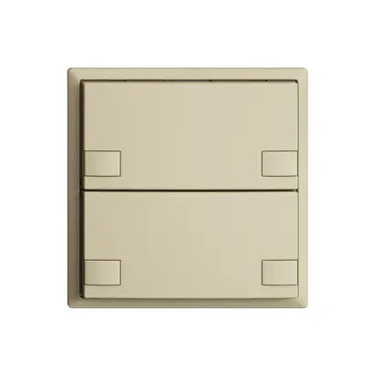 Pulsante INC KNX 2×EDIZIOdue colore vanille RGB senza LED 