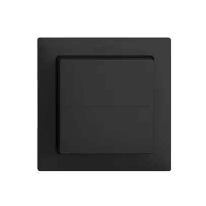 Pulsante RF EnOcean Feller EDIZIOdue F, 2c/1t, senza batterie, nero 