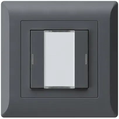 Poussoir ENC kallysto.line KNX 2×LED RGB s/e-link anthracite 