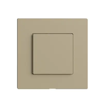 Interruttore 1K/1T Edue Wiser sand 