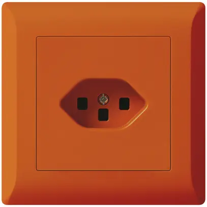 Prise ENC kallysto.line T23 orange avec bornes enfichables 