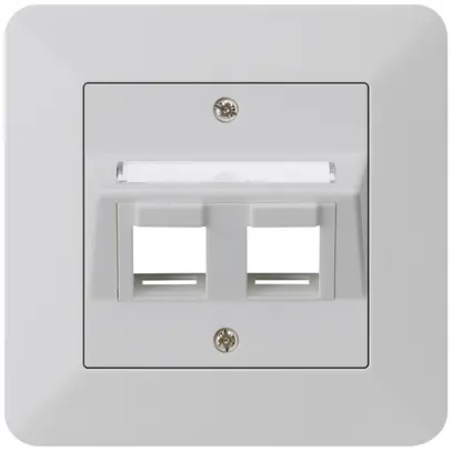 Kit de montage ENC kallysto.trend 2×Keystone gris clair 