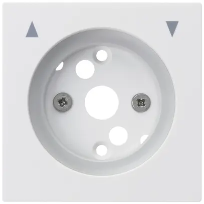 Plaque frontale kallysto pour contact pour stores S5 blanc 