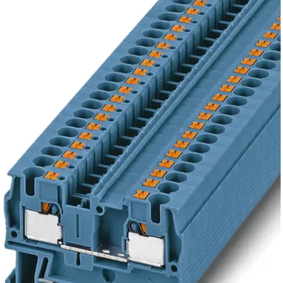 Morsetto di passaggio Push-In 0.2…6mm² blu 