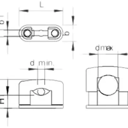 Kabelbride Bettermann SOM 5…14mm PS hellgrau 
