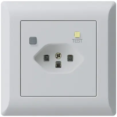 Presa INC KLI T23 FI 30mA grigio chiaro 