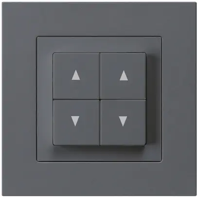 Interrupteur pour stores ENC kallysto.pro anthracite avec 4 touches 