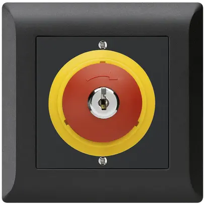 Contatto rotativo a chiave INC kallysto.line ARRESTO DI EMERGENZA nero 