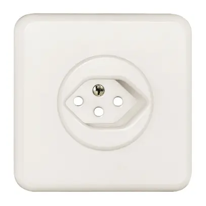 Kit frontale FH per presa T13 bianco 