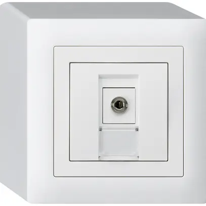 Presa di raccordo AP kallysto Jack Connector 3.5mm bianco 