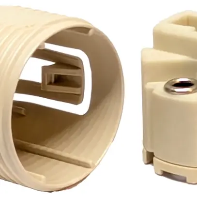 Douille Elektrogros à encastrer G9 céramique beige 