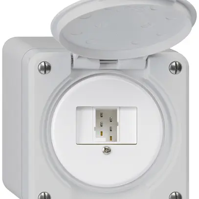 Boîte de raccordement AP robusto IP55 gris 1×TT83 